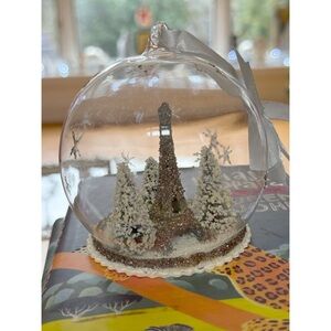 Winter Themed Snow Globe Decoration